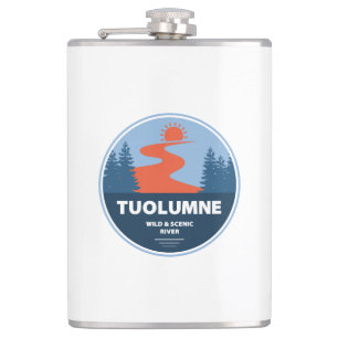 Tuolumne Wild And Scenic River California Hip Flask