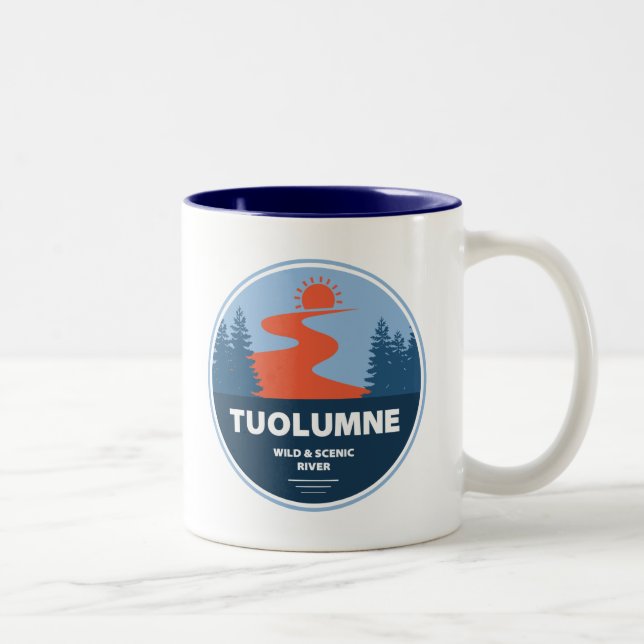 Tuolumne Wild And Scenic River California Two-Tone Coffee Mug (Right)