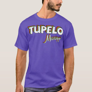 Tupelo Mississippi City Vintage Retro Aesthetic T-Shirt