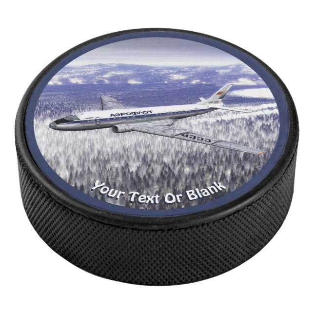 Tupolev (Туполев) Tu-104 Airliner Hockey Puck (3/4)