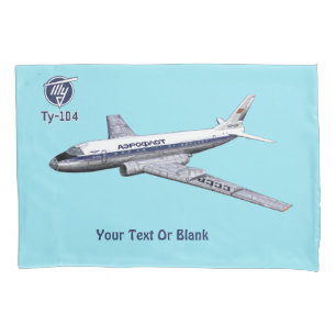 Tupolev (Туполев) Tu-104 Airliner Pillowcase