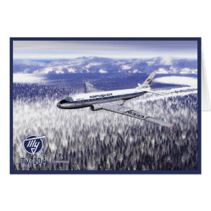 Tupolev (Туполев) Tu-104 Over Siberia