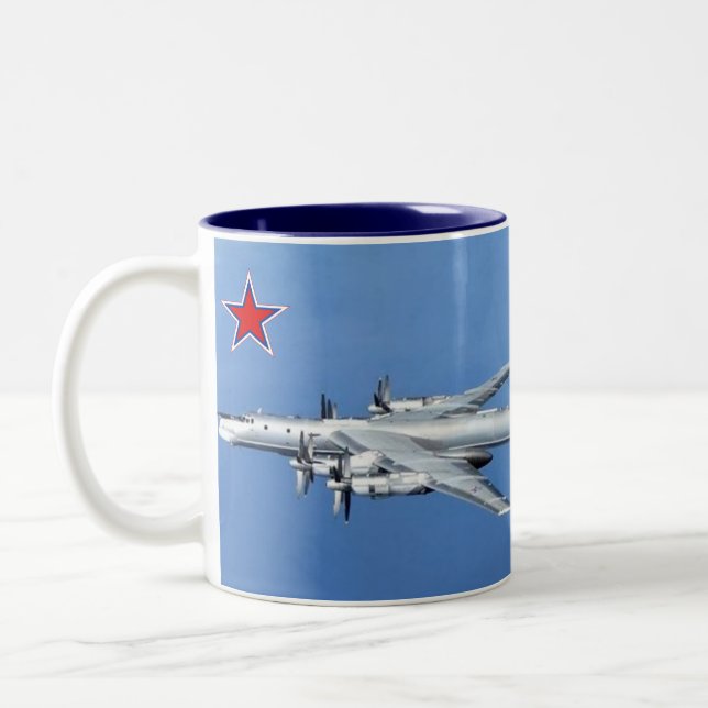 Tupolev 95 "Bear" Bomber Mug (Left)
