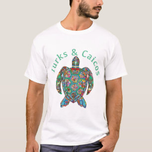 Tur Caicos Tribal Turtle T-Shirt