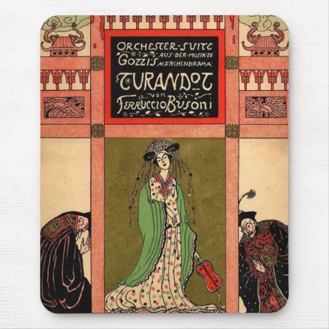 Turandot, a Puccini Opera Mouse Mat (Front)