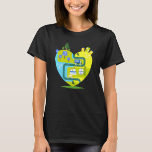 Turbine Solar Green Sustainable Energy Ecology T-Shirt