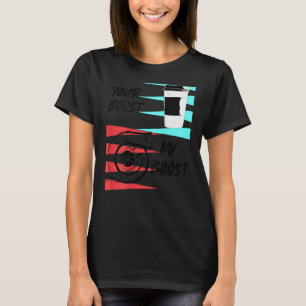 Turbo Boost Drift Car with Coffee Racing T-Shirt