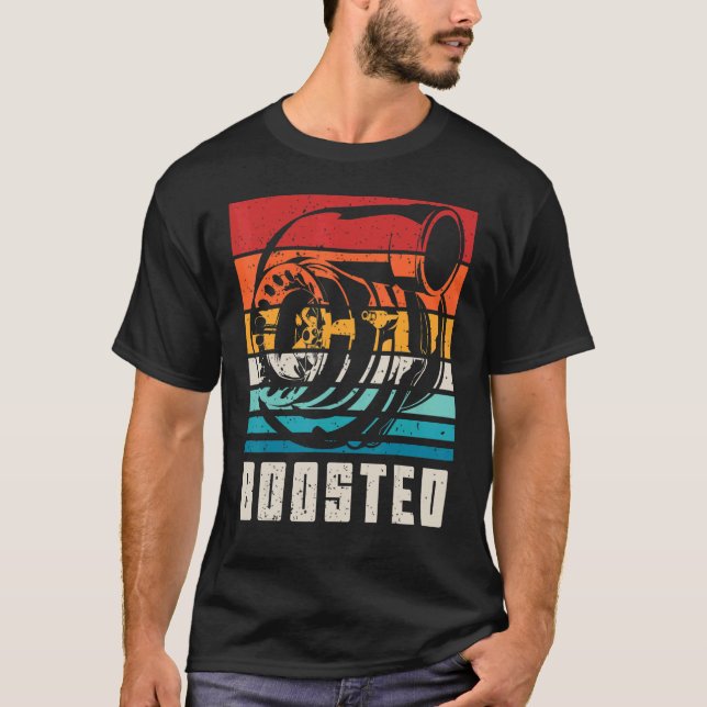 Turbo Car Boosted Car Car Racing T-Shirt (Front)