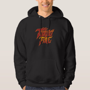 Turbo Fire Flames Inspirational Firefighter Racer Hoodie