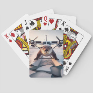 Turbo Prop Twin Engine Float Plane Bush Canada Playing Cards