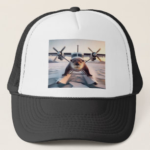 Turbo Prop Twin Engine Float Plane Bush Canada Trucker Hat