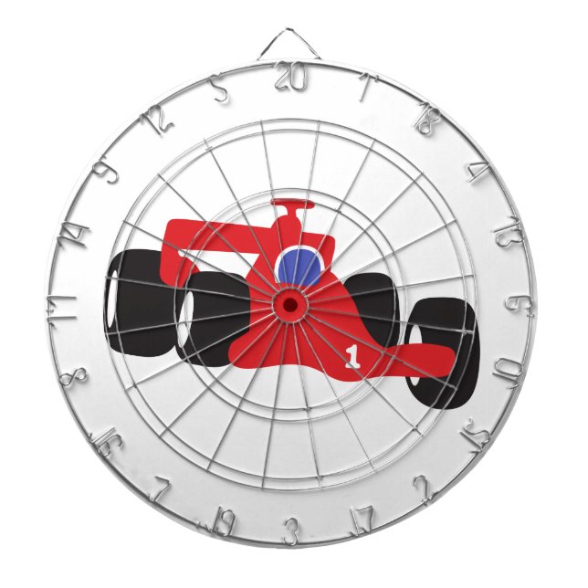 Turbo racing car dartboard (Front)