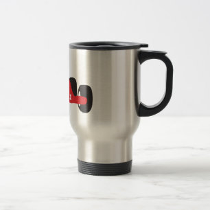 Turbo racing car travel mug