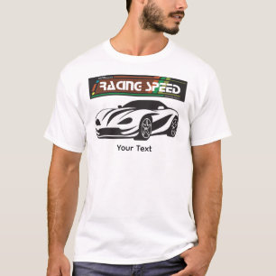 Turbo Racing Speed Car – Performance Auto Art T-Shirt