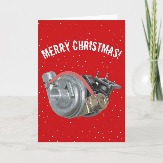 Turbocharger Holiday Card (Front)
