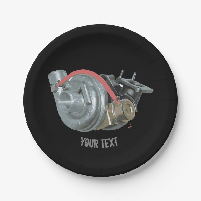 Turbocharger Paper Plate (Front)