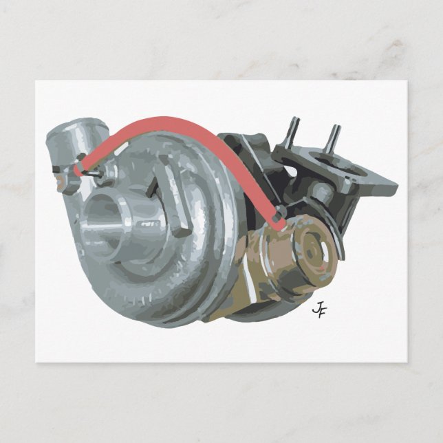 Turbocharger Postcard (Front)