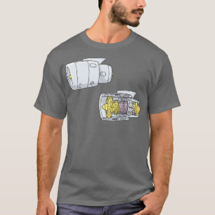 Turbofan Jet Engine T-Shirt