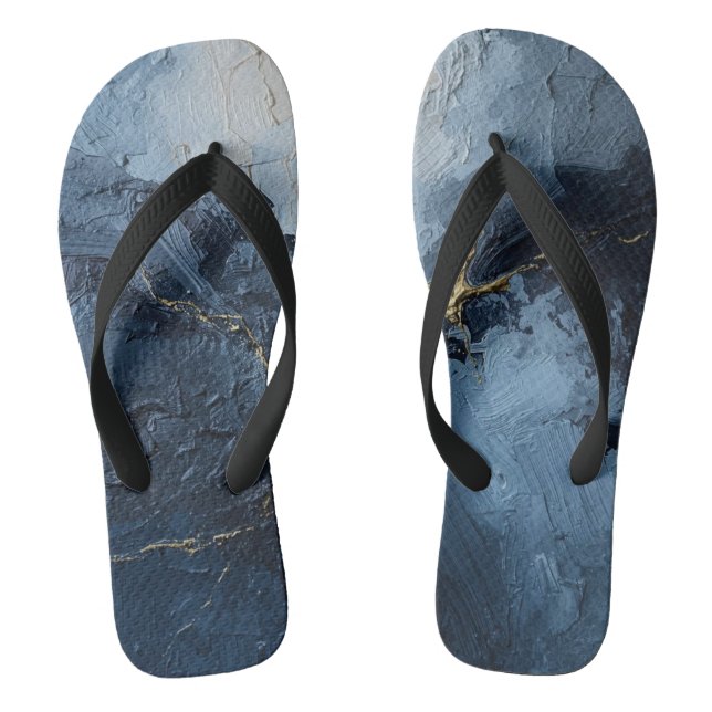 Turbulent Ascent" Flip Flops (Footbed)