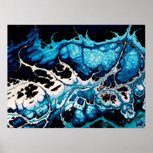 Turbulent Sea Poster