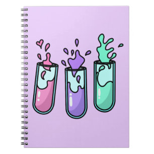 Turbulent Test Tubes Notebook
