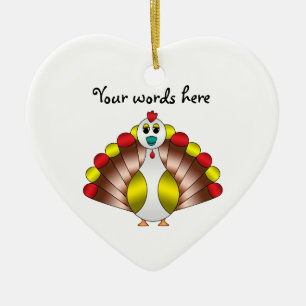 Turducken Ceramic Tree Decoration