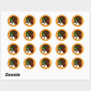 Turducken -  classic round sticker