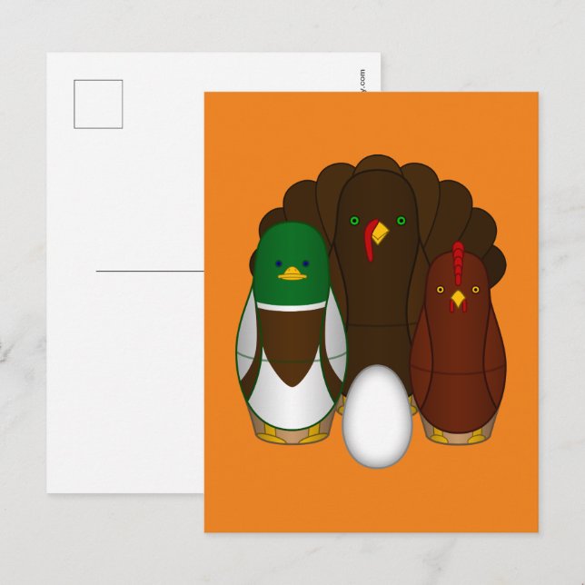 Turducken Postcard (Front/Back)