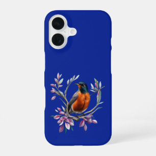 Turdus migratorius Surrounded By Mountain Laurel iPhone 16 Case