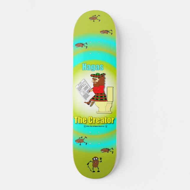 Turdy Boy - Hagas the Creator (V1) - Skateboard (Front)