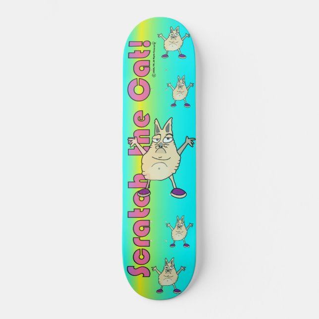 Turdy Boy - Scratch the Cat (V3) - Skateboard (Front)