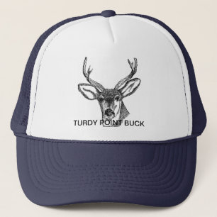 TURDY POINT BUCK TRUCKER HAT