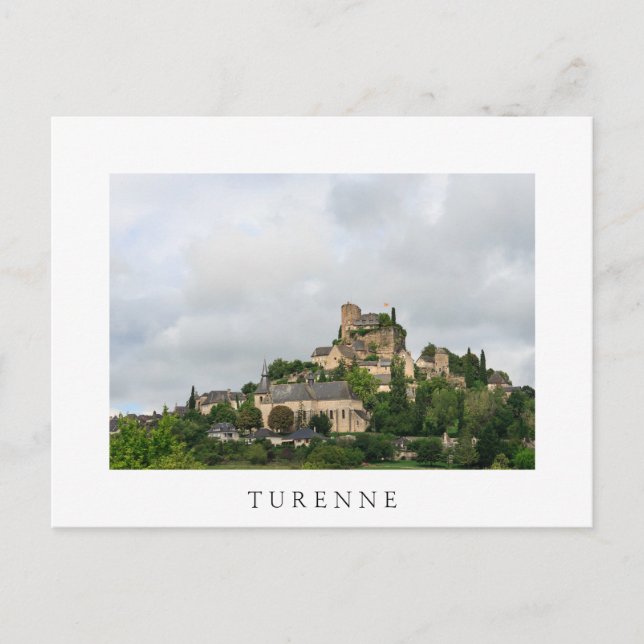 Turenne village in France Postcard (Front)
