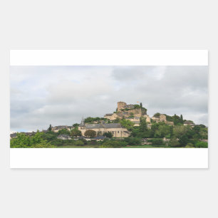 Turenne village in France Rectangular Sticker
