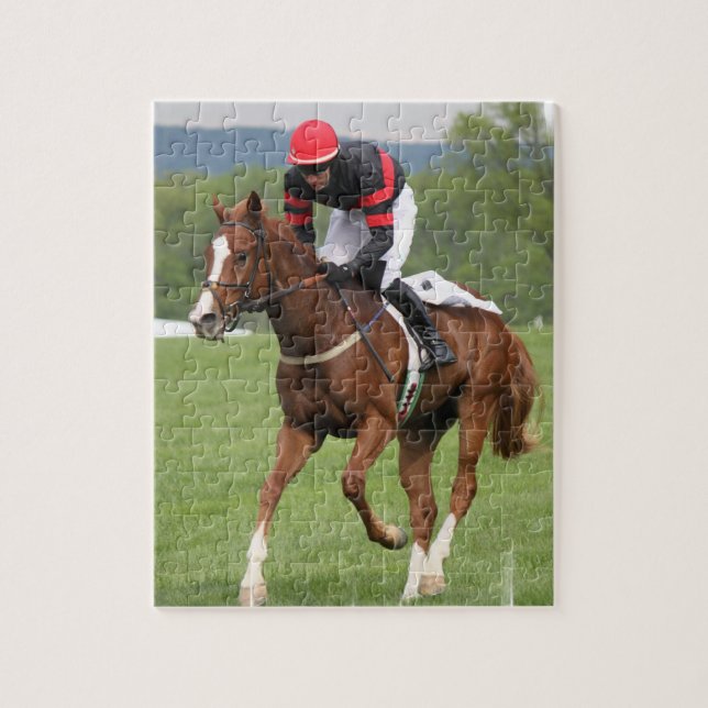 Turf Horse Race Puzzle (Vertical)