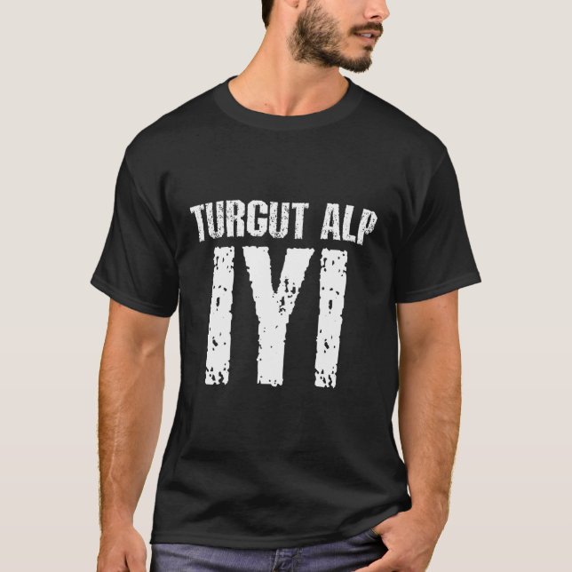Turgut Alp Kayi Flag Iyi T-Shirt (Front)