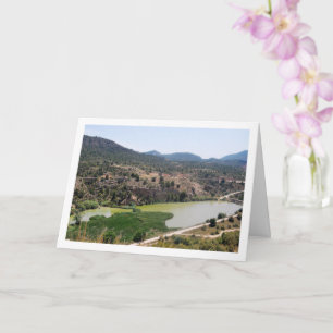 Turia River in Domeño Viejo, Valencia, Spain Card