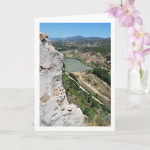 Turia River in Domeño Viejo, Valencia, Spain Card