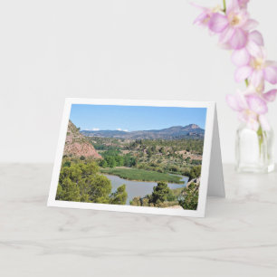 Turia River in Domeño Viejo, Valencia, Spain Card