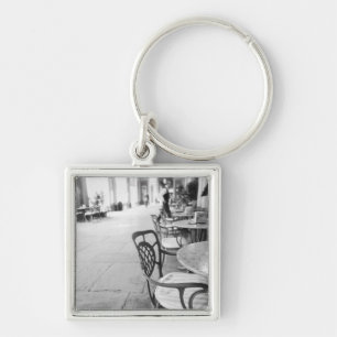 Turin Italy, Cafe and Archway Key Ring