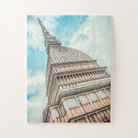 Turin Mole Antonelliana Cityscape Jigsaw Puzzle