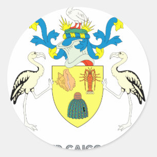 Turk Emblem Classic Round Sticker