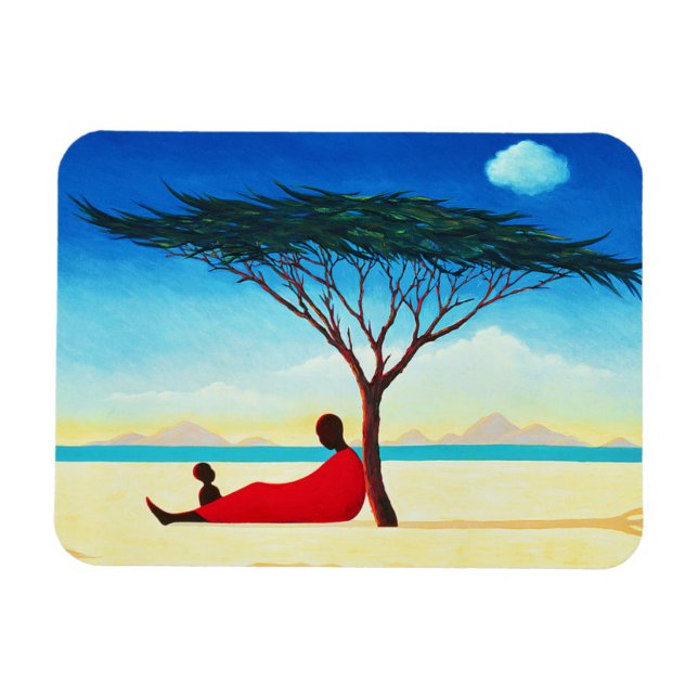 Turkana Afternoon 1994 Magnet (Horizontal)