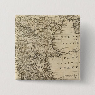 Turkey 15 Cm Square Badge