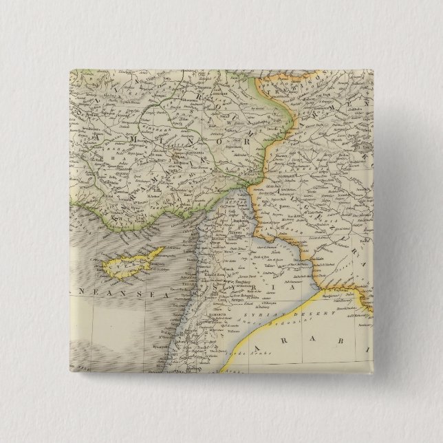 Turkey 3 15 cm square badge (Front)