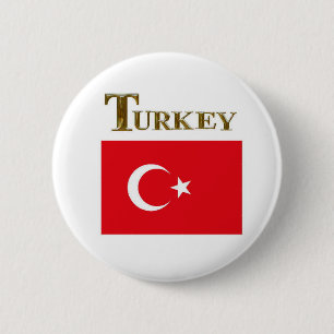 TURKEY 6 CM ROUND BADGE