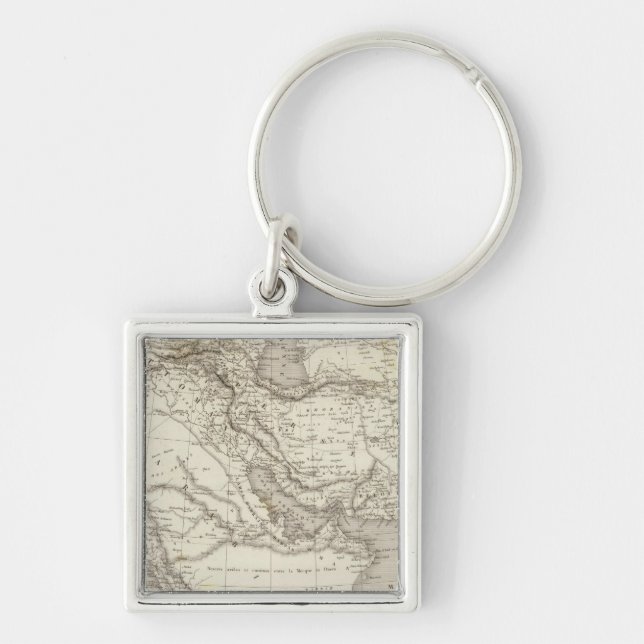 Turkey and Arabia Key Ring (Front)