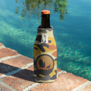 Turkey and Camo Bottle Cooler