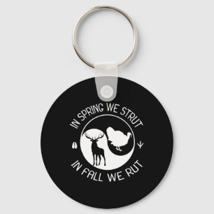Turkey And Deer Hunting Hunter Key Ring