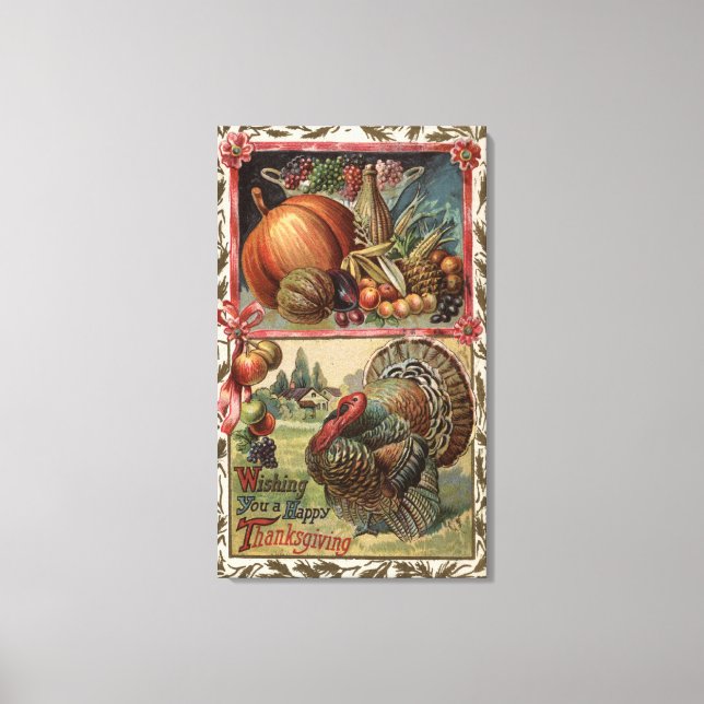 Turkey and Produce # 2 Canvas Print (Front)